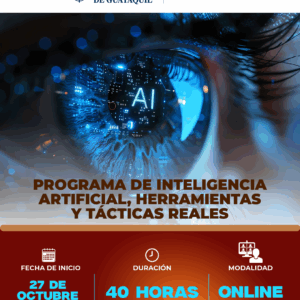 Programa de Inteligencia Artificial: Herramientas y Tácticas Reales