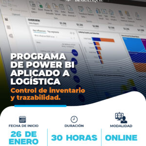 Programa de Power BI aplicado a Logística: Control de inventario y trazabilidad